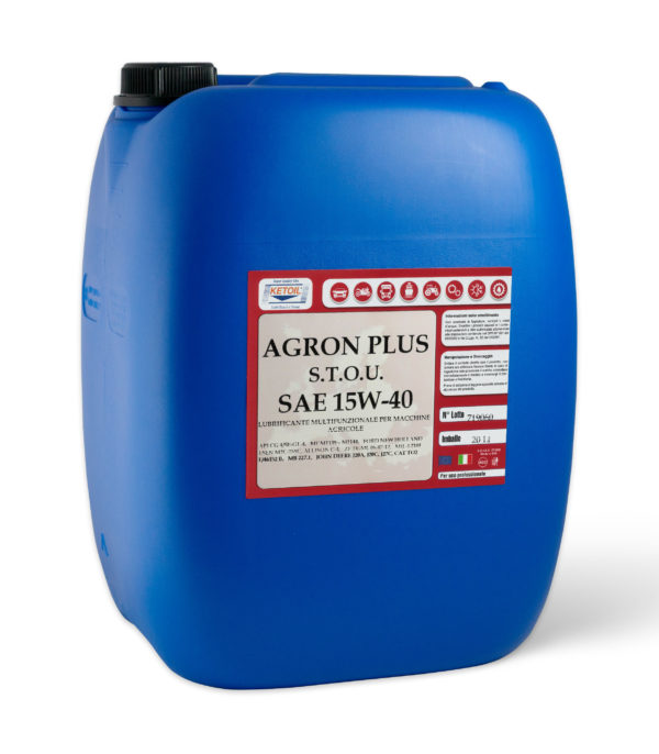 AGRON PLUS SAE 15W-40 - Lubrificante multifunzionale per macchine agricole